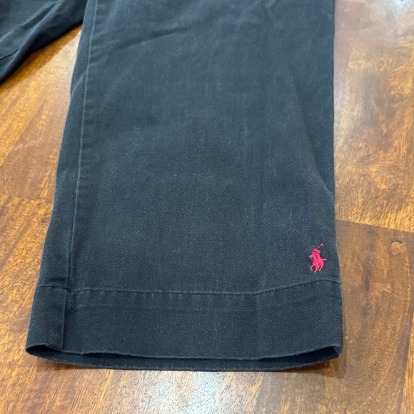 Y2K Woman’s Ralph Lauren Sport Chino Black Capri Pants - Picture 2 of 9